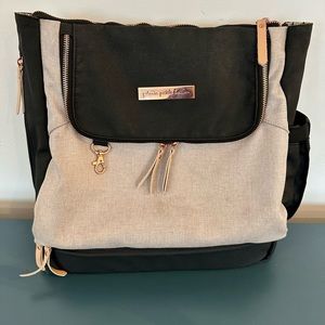 Petunia pickle bottom pivot pack in black and sand